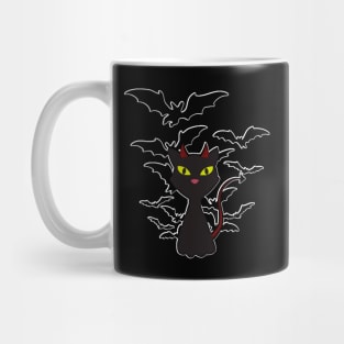 Demon Cat's Meowloween! Mug